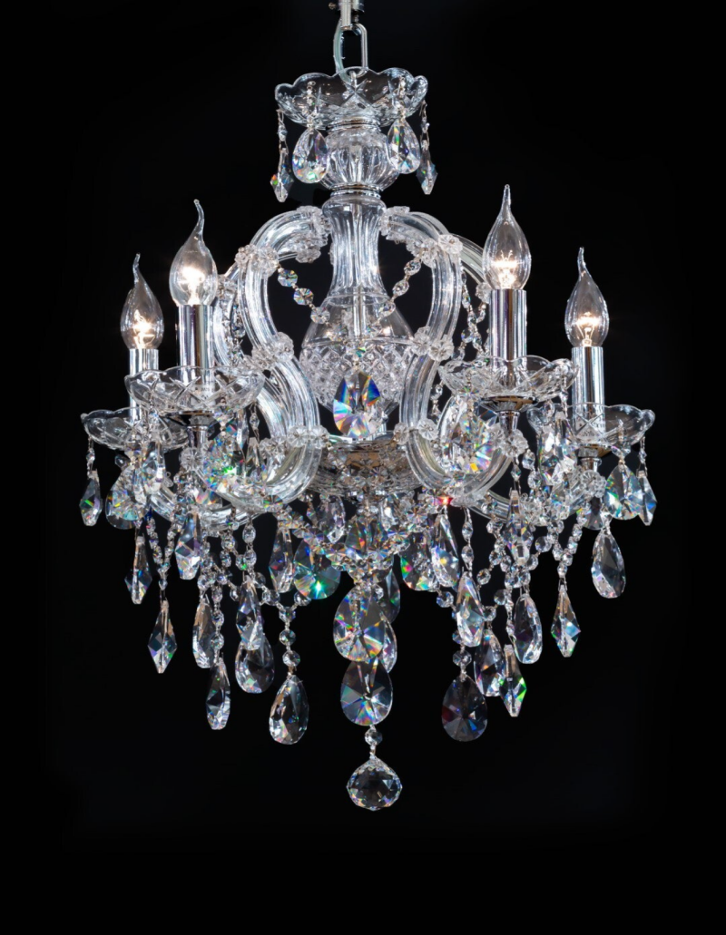 Nr 37 -  Maria Theresia 6 arms met Swarovski-kristal No 5