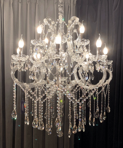 Nr A13 - Bridgekroon - Maria Theresia kroonluchter met Swarovski kristal No 1