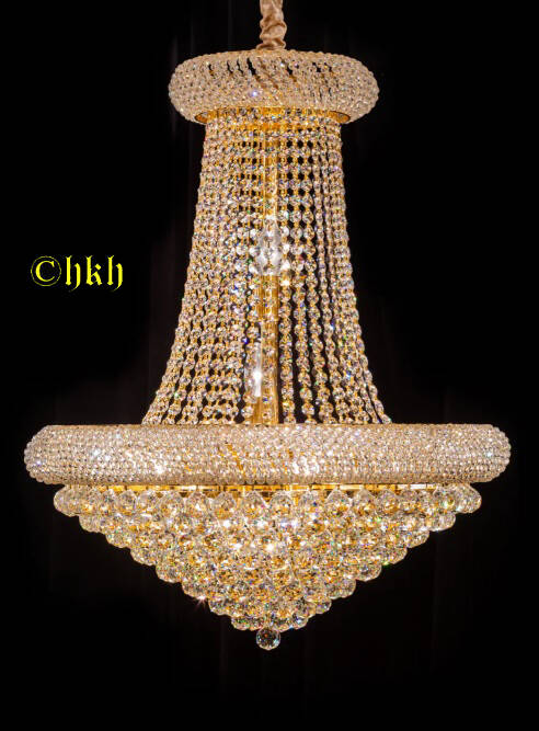 Nr 33 - Kroonluchter kristal Zakmodel met Swarovski-kristal No 6