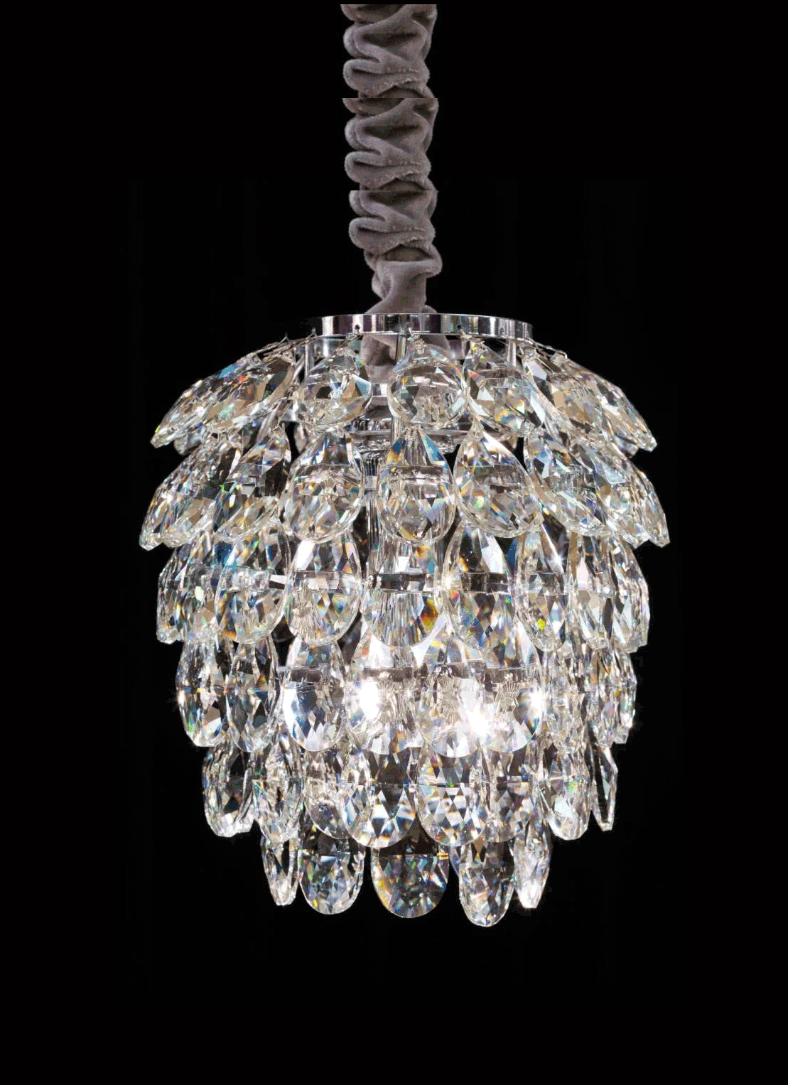 Nr B - 10   Kristallen Kroonluchter Ananas - Swarovski-Crystal No 1