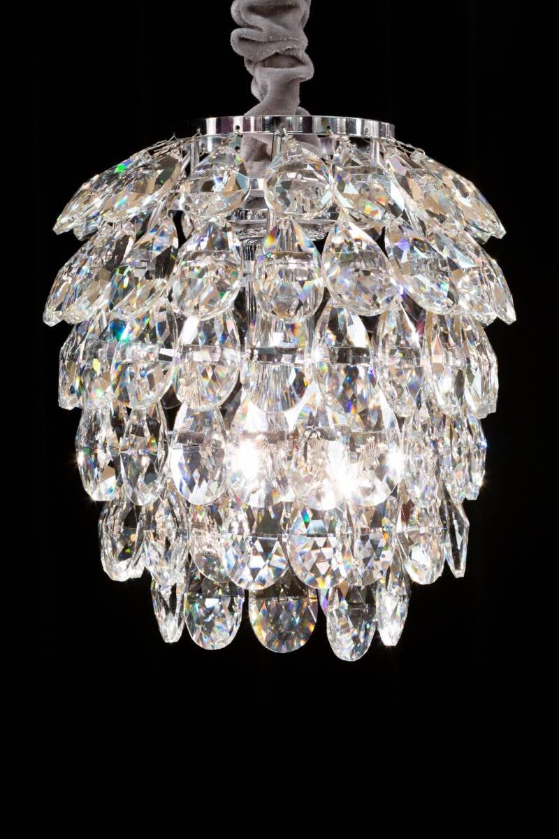 Nr B - 10   Kristallen Kroonluchter Ananas - Swarovski-Crystal No 5