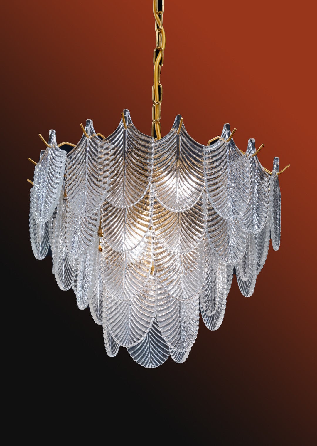 Home »Nr B-24 - Design Crystal-boomblad Krooonluchter met Oosterijks/Austria Crystal No 1