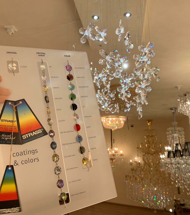 Nr A-23  Foating Butterfly Chandelier with Swarovski crystals  no-4