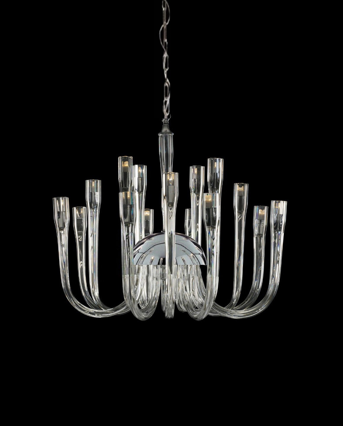 Nr B-25    Modern Crysta  no 2l-Chandelier with 12 Light