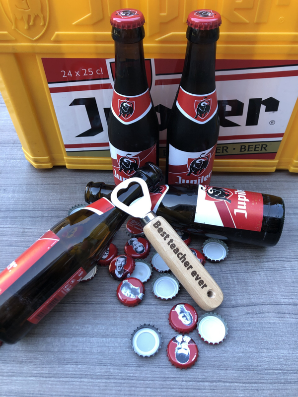 flessenopener juf/meester