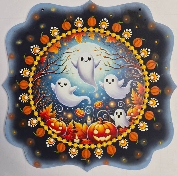 GHOSTLY HALLOWEEN #QE14 - SIGN ONLY