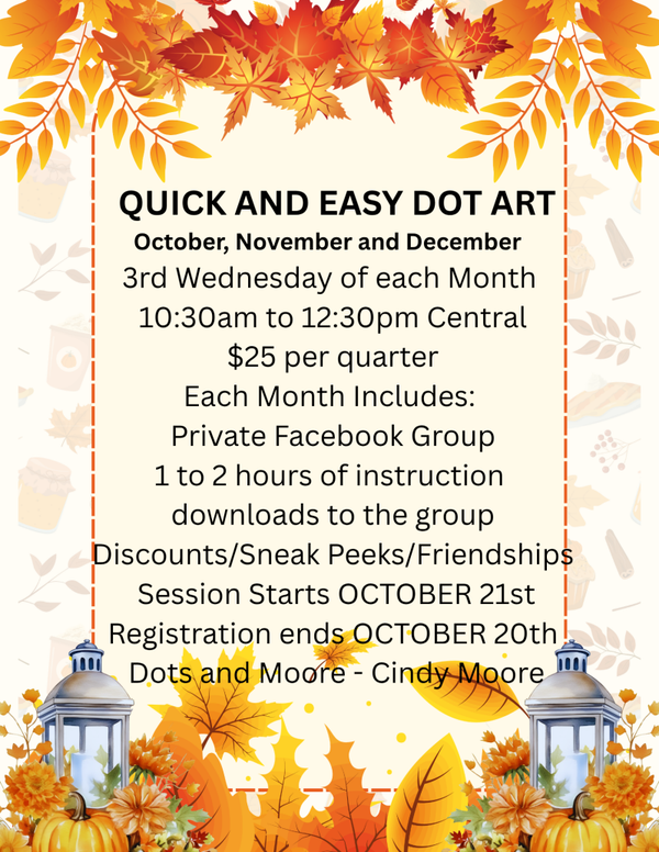 CONNECTING THE DOTS - PRIVATE GROUP - October, November and December 2026