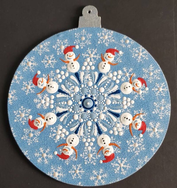 SNOWFLAKES & SNOWMEN ORNAMENT #131 - Epacket