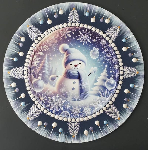SNOWMAN WINTER SIGN ONLY