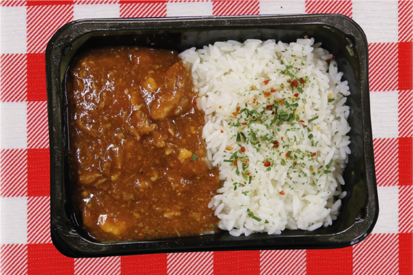 BABI PANGANG MET WITTE RIJST