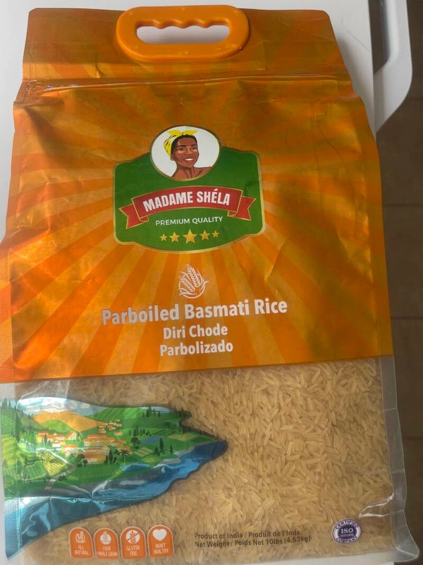 Basmati Rice. Parboiled