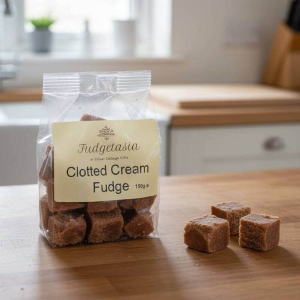 Clotted Cream Fudge Bag 150g
