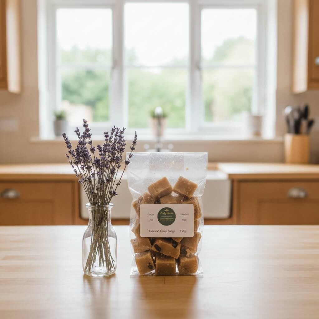 Rum & Raisin  Fudge 150g Bag