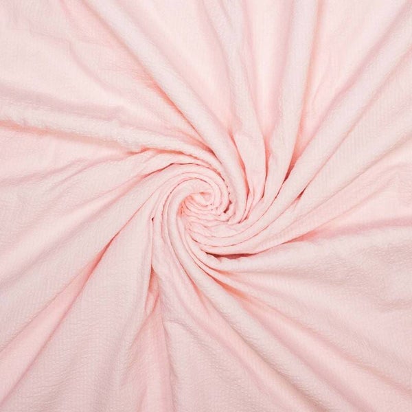 Seersucker pink - 100% katoen