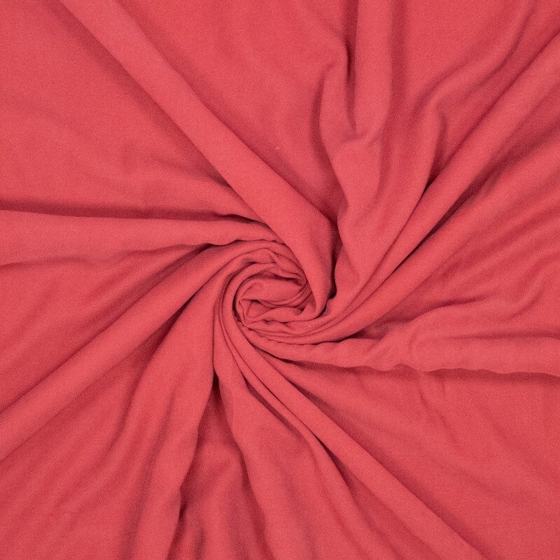 Cupro touch twill rood