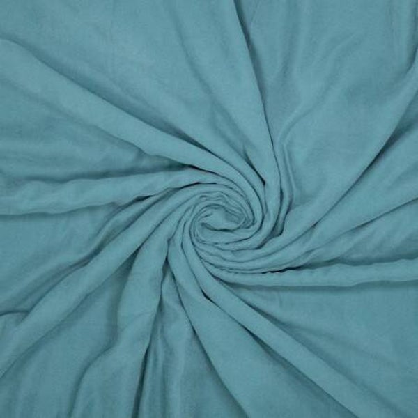 Cupro touch twill petrol