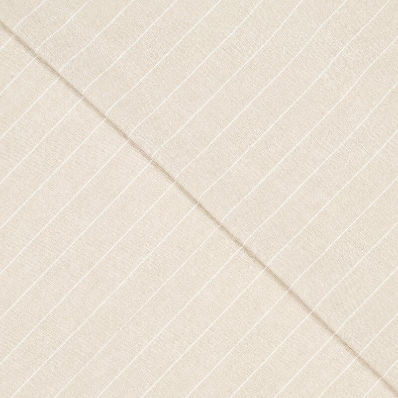 Linnenlook stripes beige