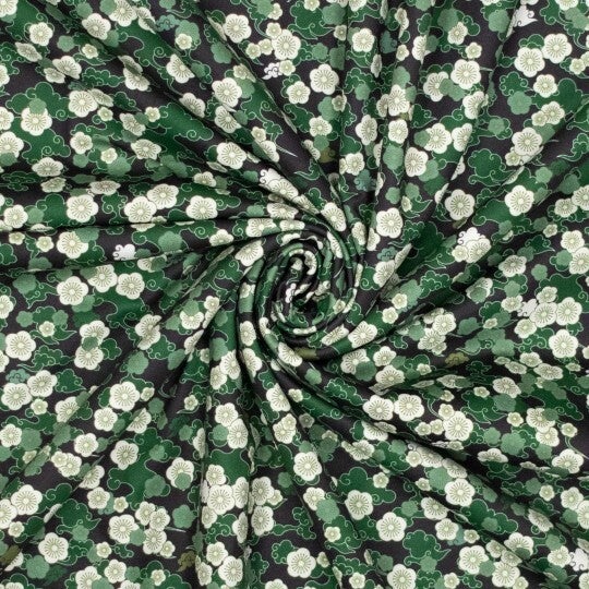 Sport Knit bloemen groen