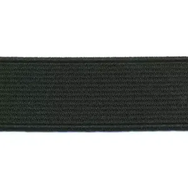 Elastiek 25 mm zwart