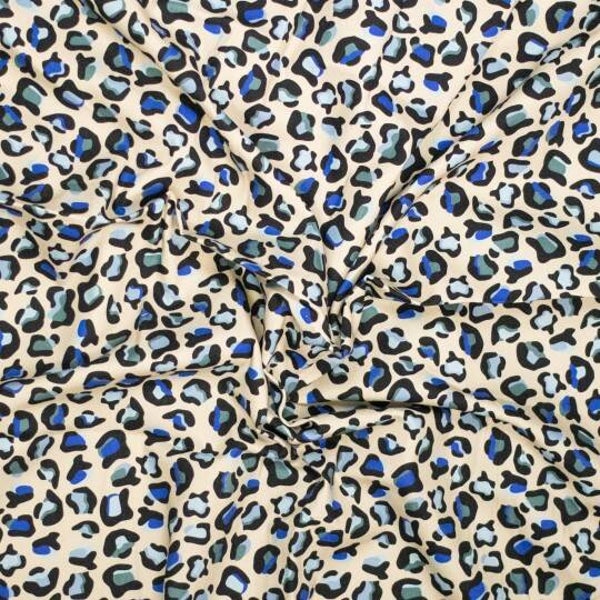 Canvas Katoen Leo blauw