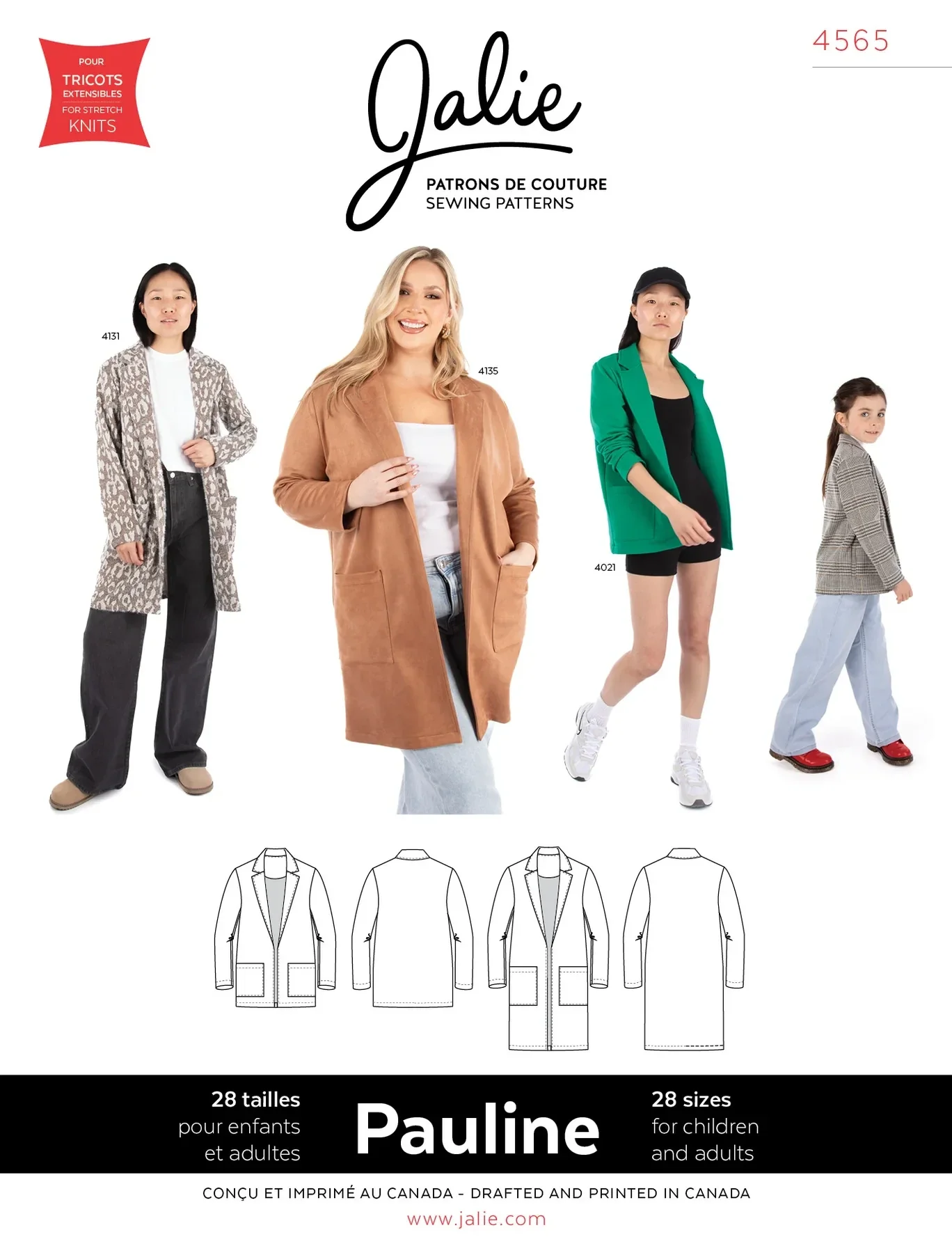 Jalie  Patterns - Pauline Vest / Blazer