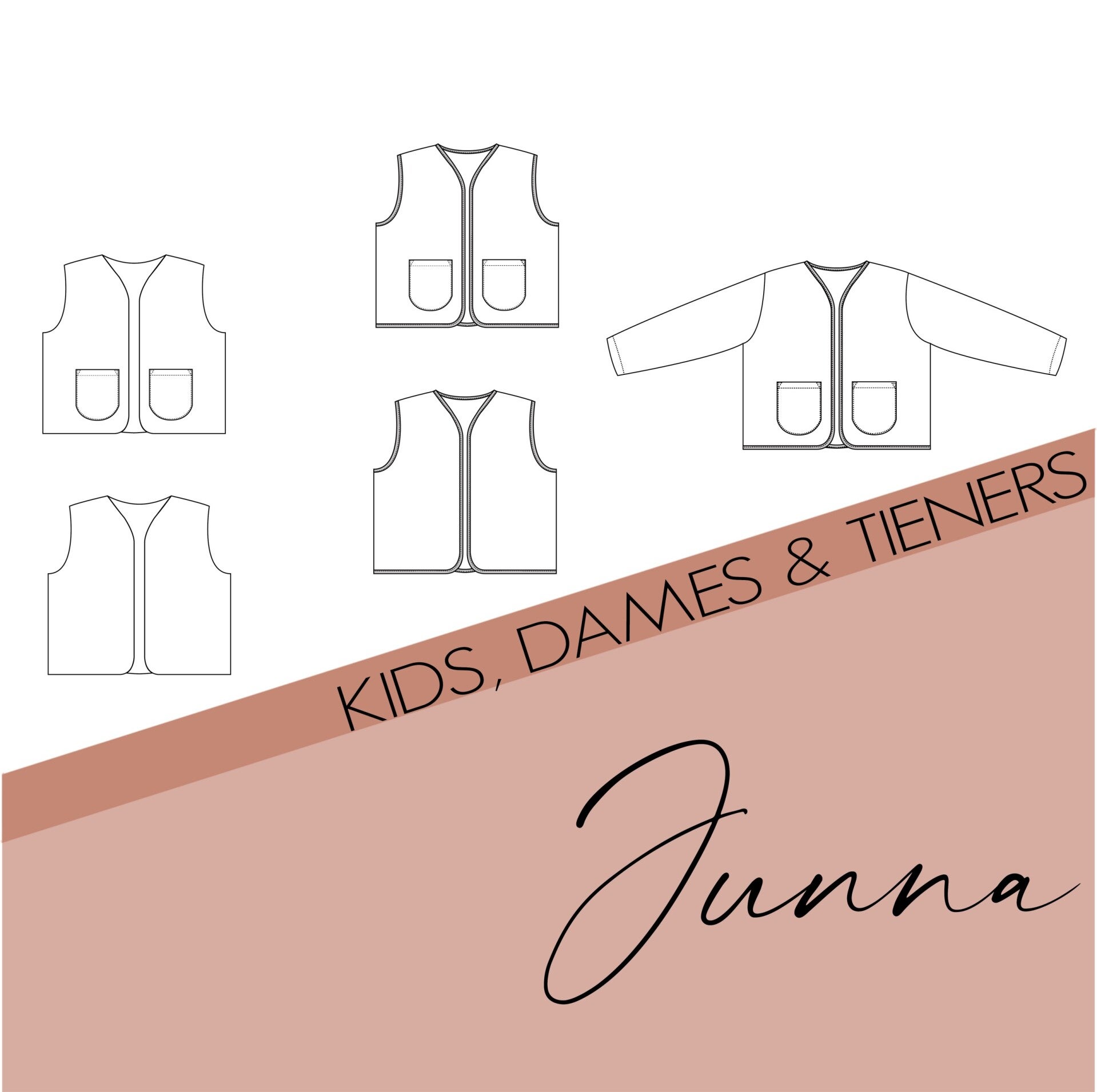 Bel'toile Junna vest voor kids, tieners en dames