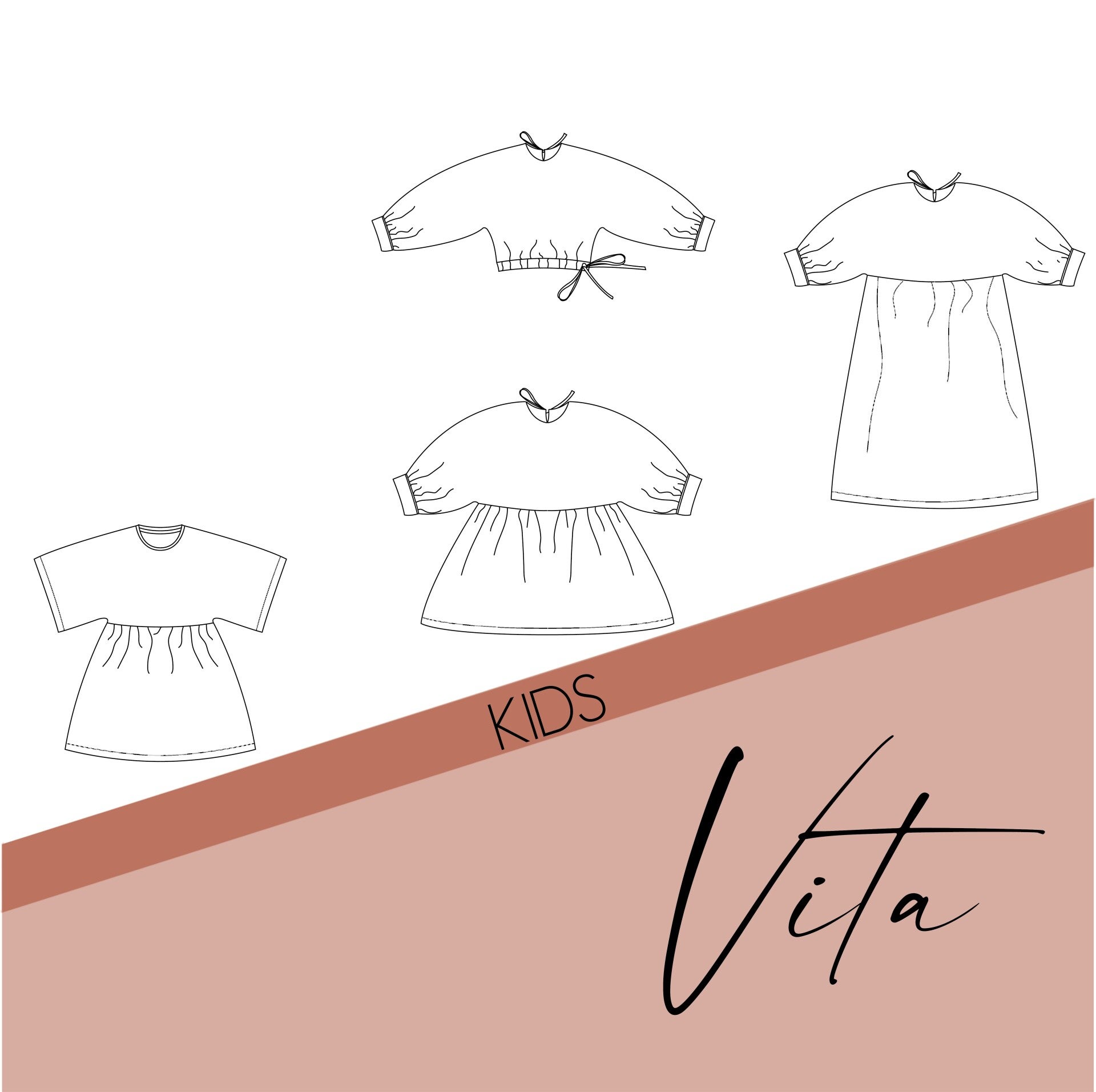 Bel'Etoile - Vita jurk en blouse voor kids