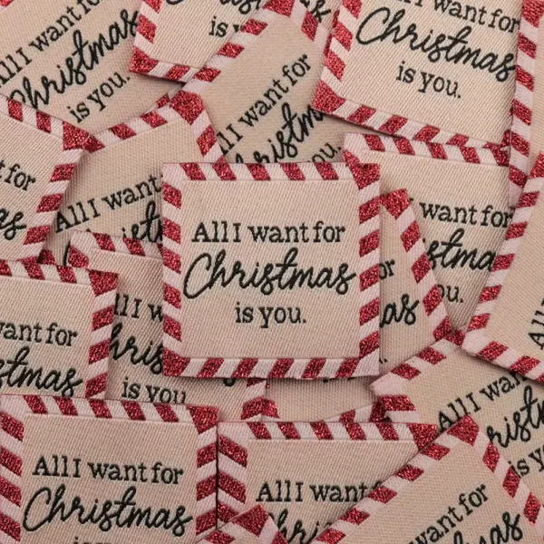 Bohin label - All I want for Christmas