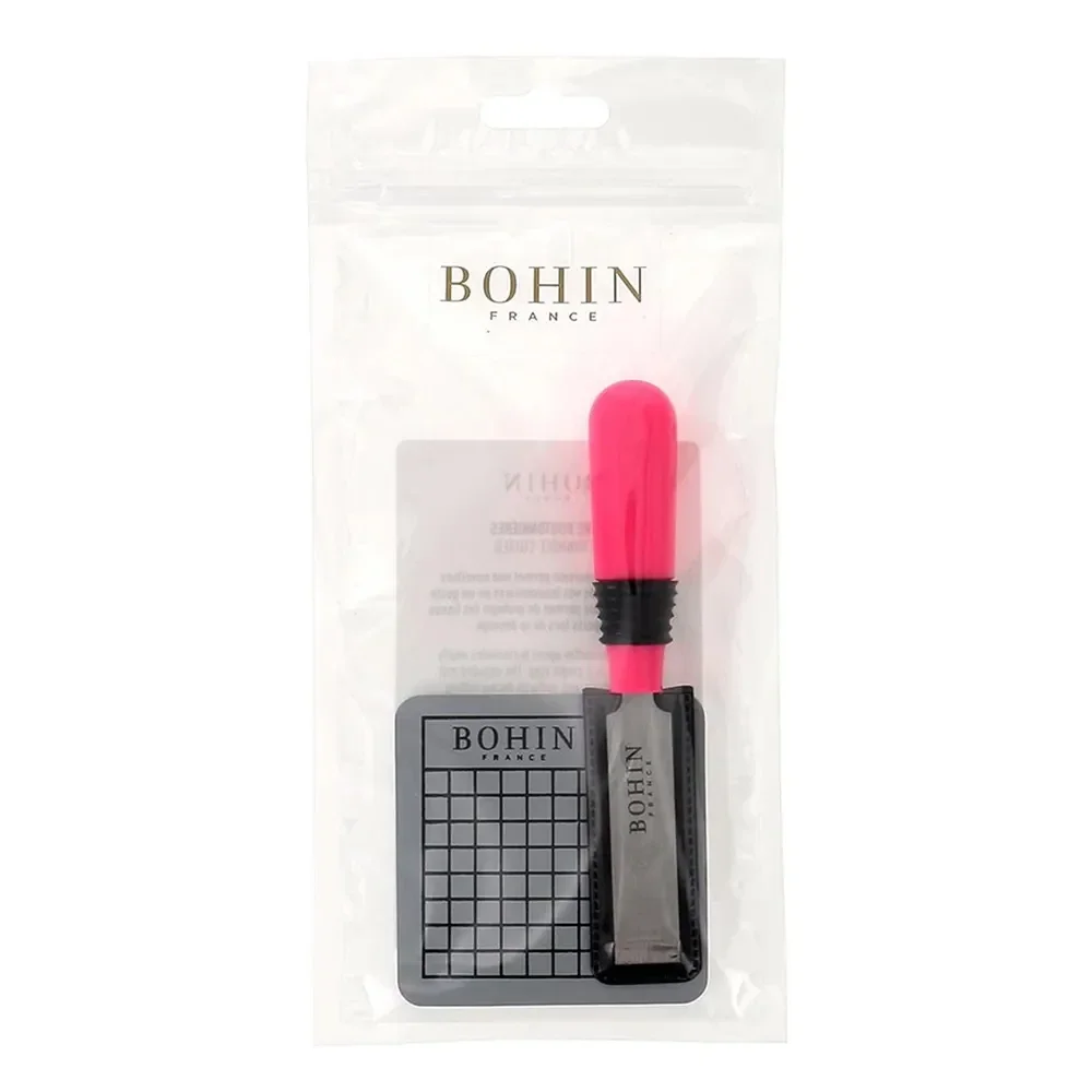 Bohin Knoopsgatopener 13mm roze