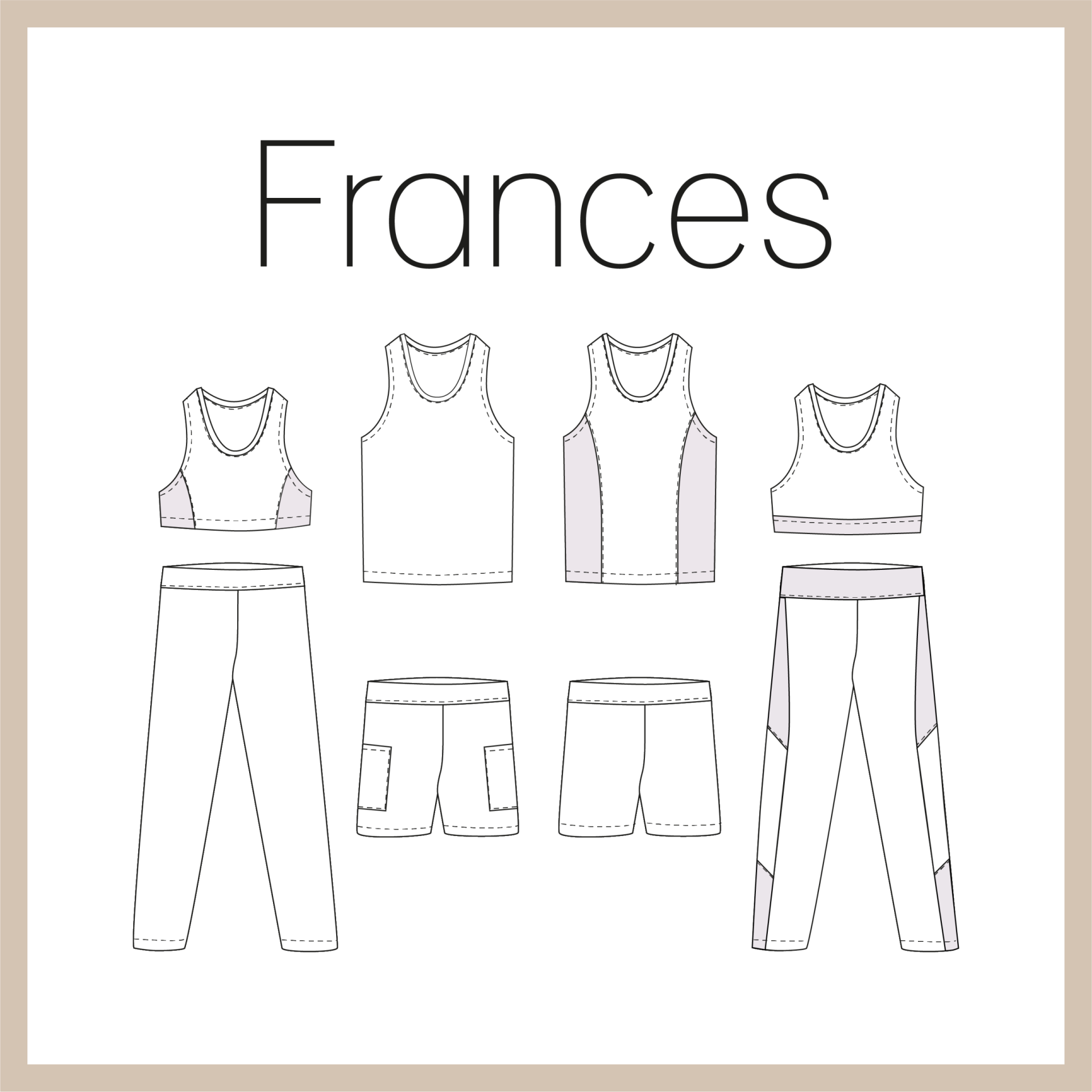 Iris May - Frances top & legging