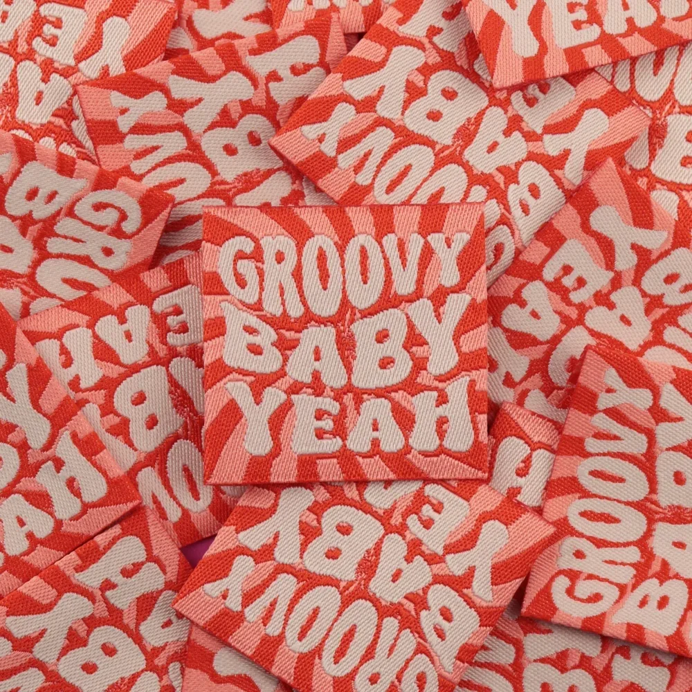 Bohin label - Groovy Baby Yeah