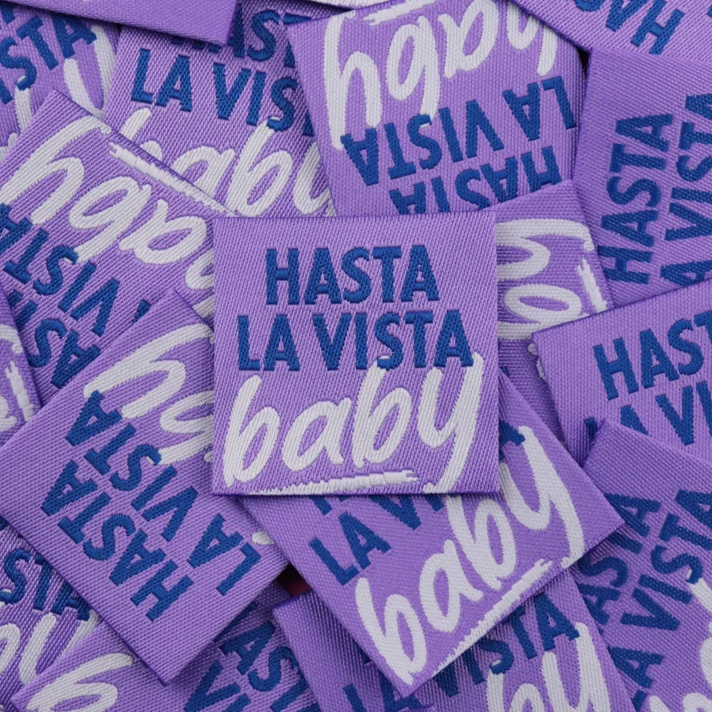 Bohin label - Hasta la vista baby