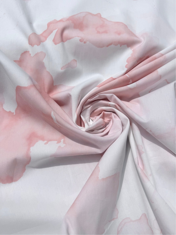 Poplin katoen watercolor