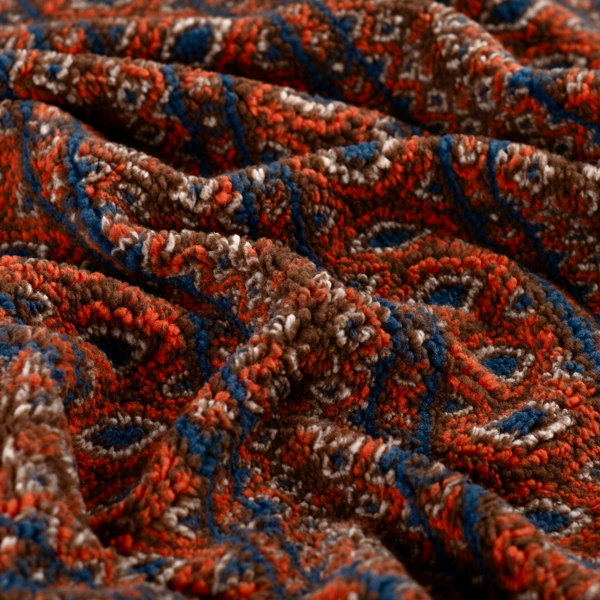 Teddy Jacquard Geometrisch