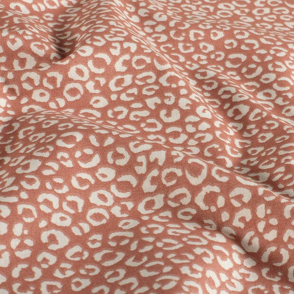 Katoen poplin zalm