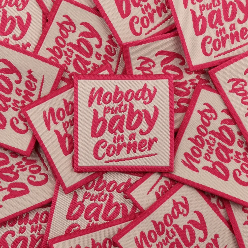 Bohin label - Nobody puts Baby in a corner