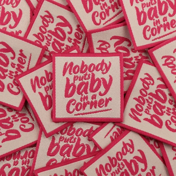 Bohin label - Nobody puts Baby in a corner