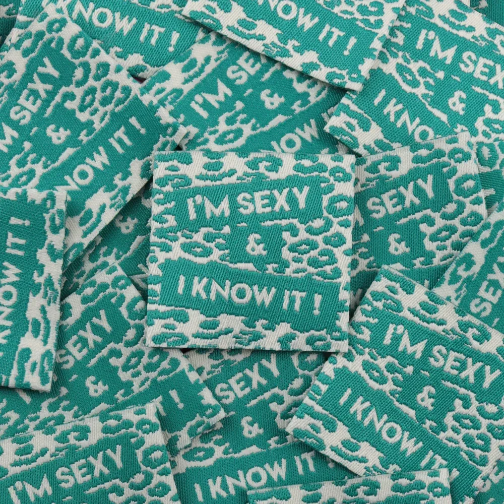 Bohin label - I'm sexy & I know it