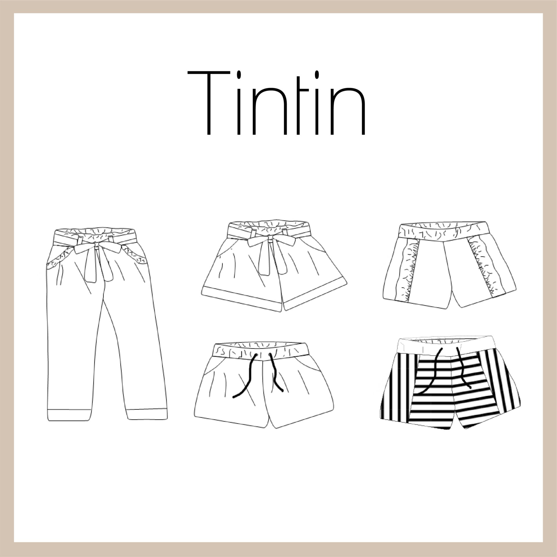 Iris May - Tintin broek/short
