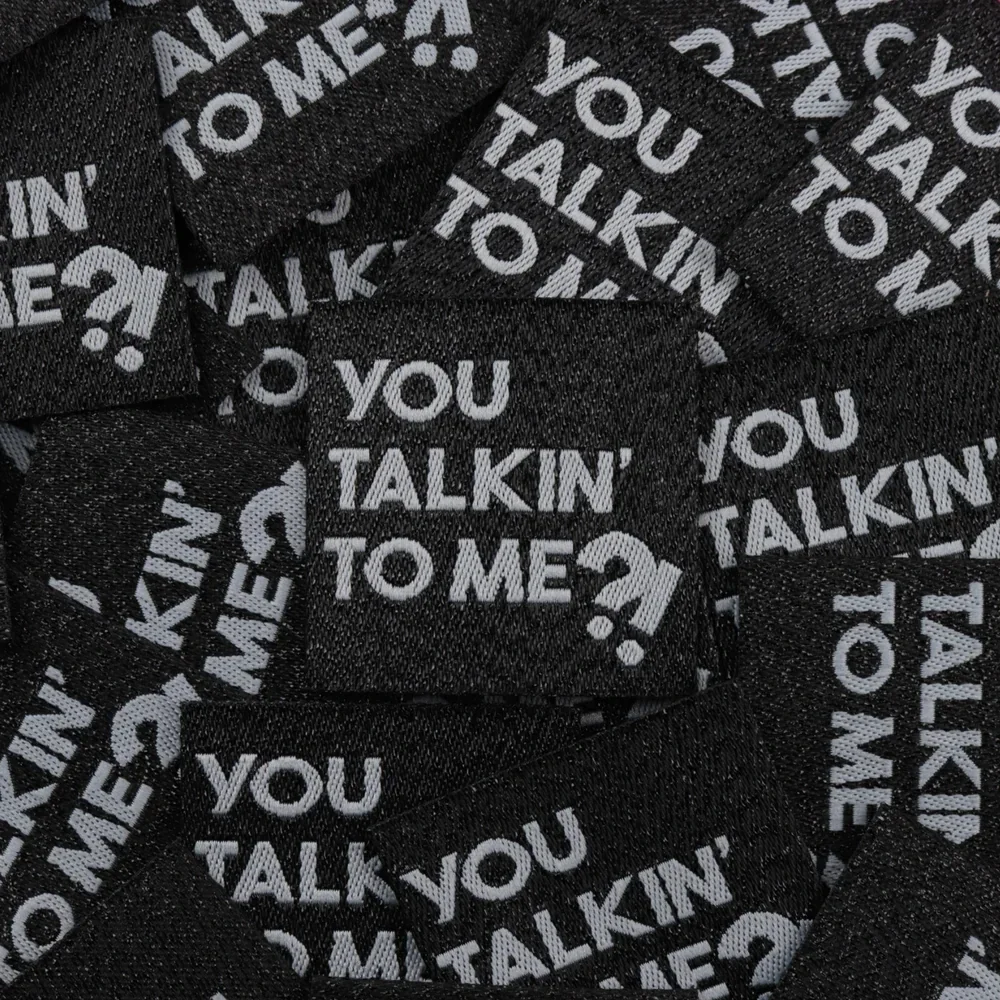 Bohin label - You talkin to me