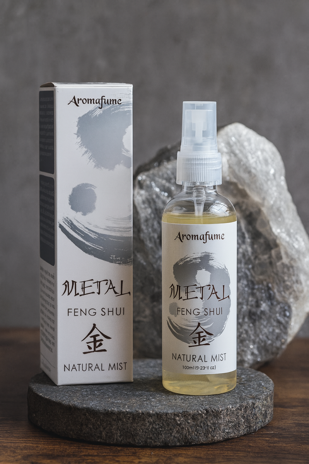 🌬️ Aromafume Feng Shui Metaal Luchtverfrisser Spray