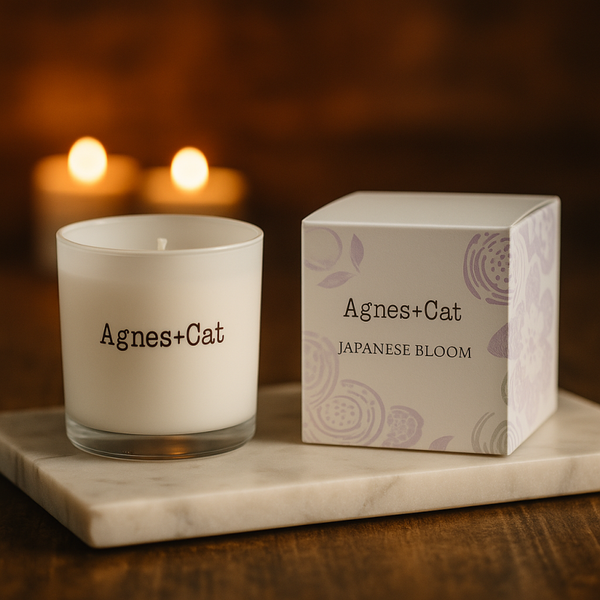 200 g Sojawas Geurkaars in Geschenkdoos – Japanse Bloom 🌸🕯️