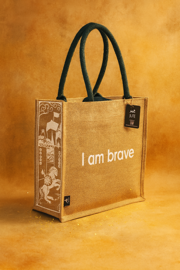 🌿 Hop Hare Jute Grote Tas – Ik ben Dapper