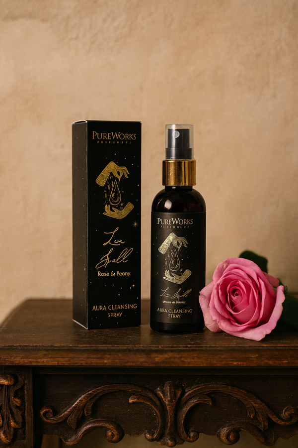 🌹 Love Spell Aura Cleansing Spray – Rose & Peony ✨