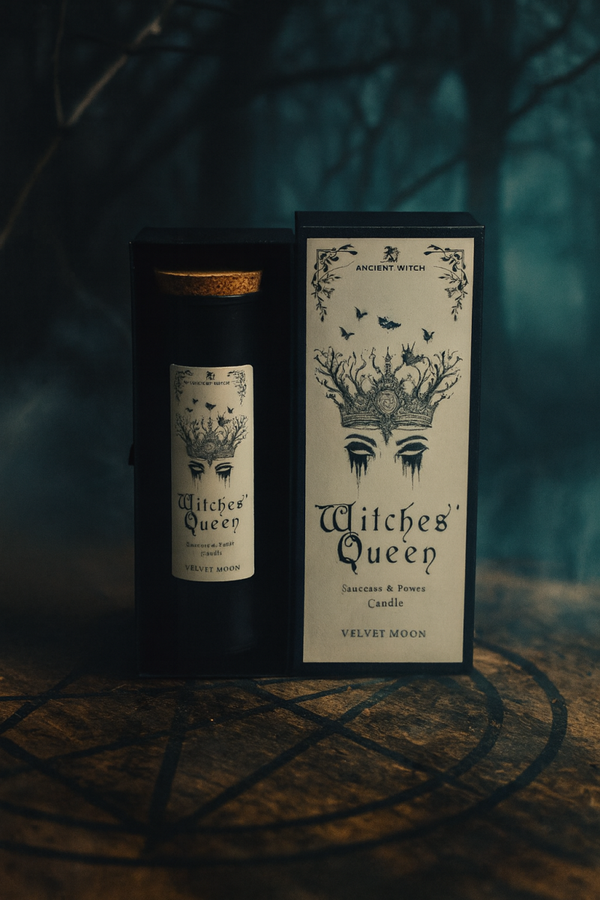 👑 Ancient Witch Reinigingskaars – Witches’ Queen 🕯️✨