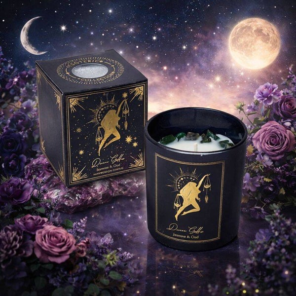 Divine Goddes Manifestatiekaars – Jasmijn & Oudh