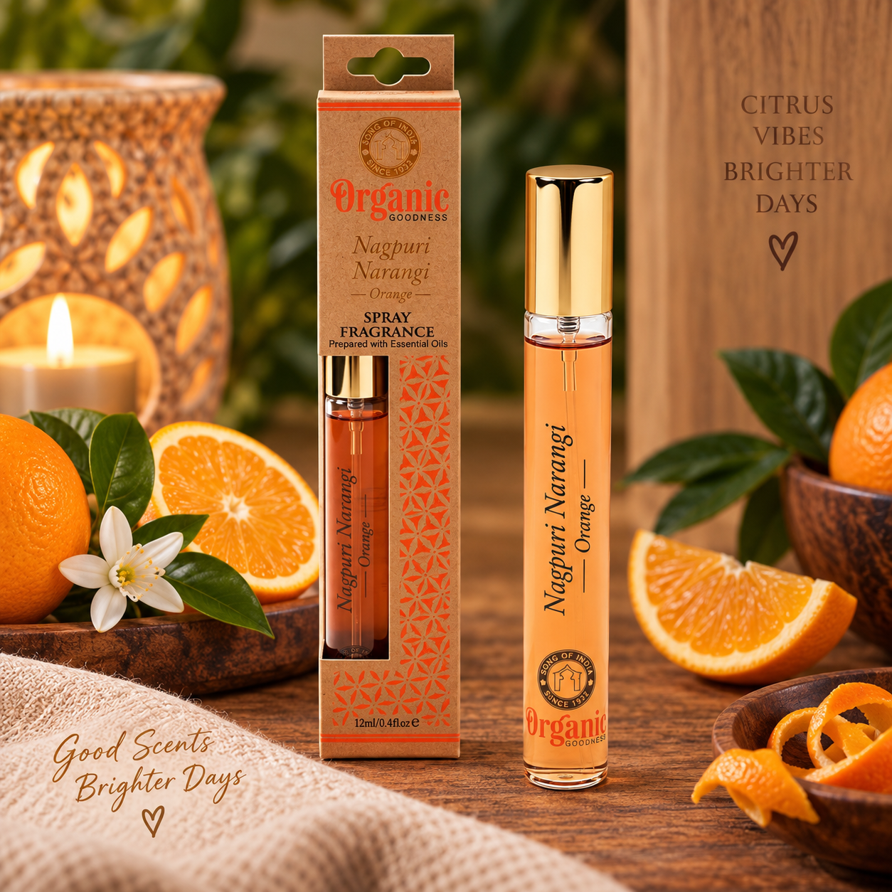 Organic Goodness Geurspray – Nagpuri Narangi Sinaasappel