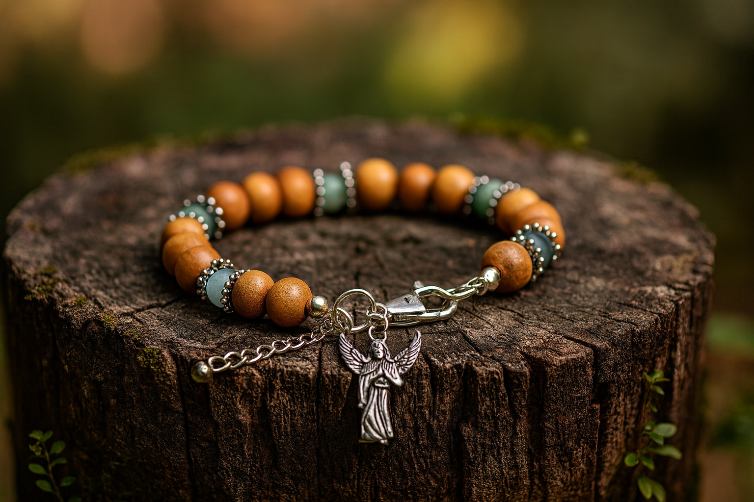 Engelen Armband – Groene Aventurijn & Aartsengel Raphaël