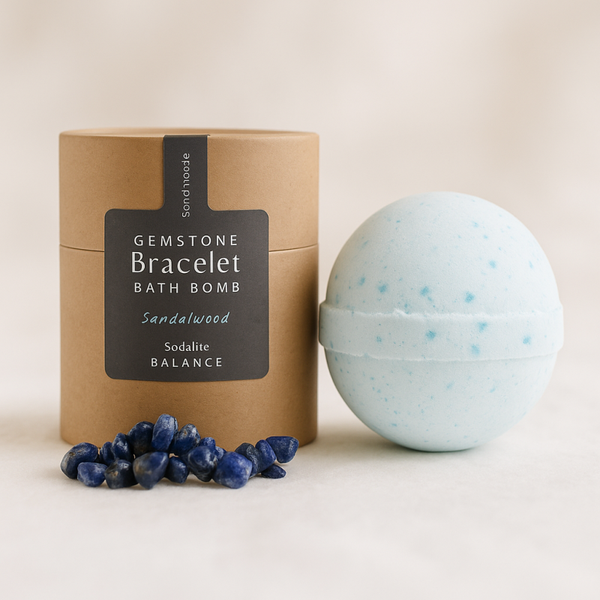 Gemstone Bracelet Bath Bomb – Sodaliet & Sandelhout