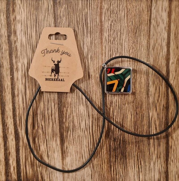 SA Flag Necklace
